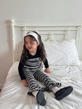 ［second moment］Peanut stripe frill pants
