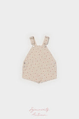 ［jejeunosity］Corduroy berry short overall (flower)
