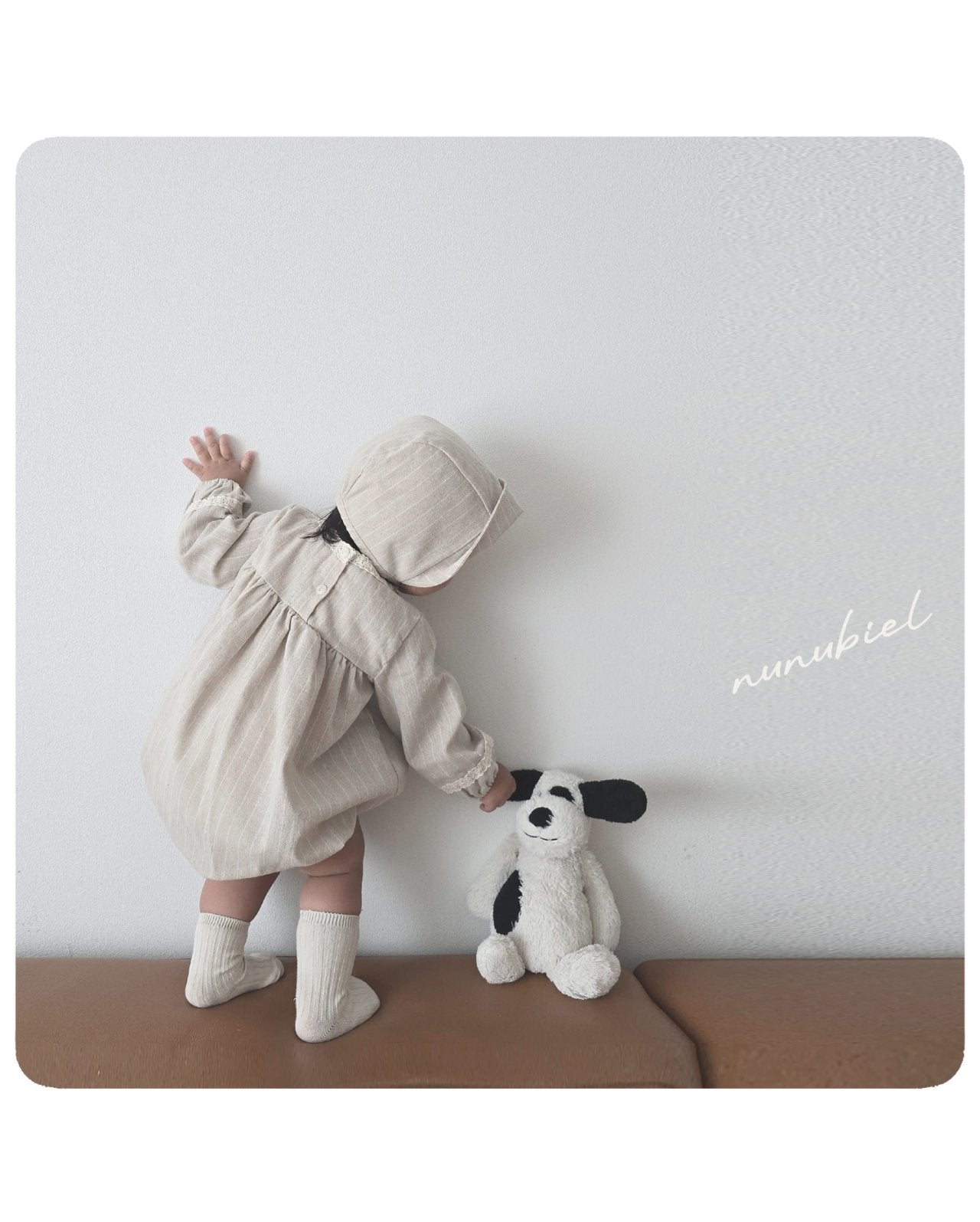 ［nunubiel］Lona rompers & bonnet