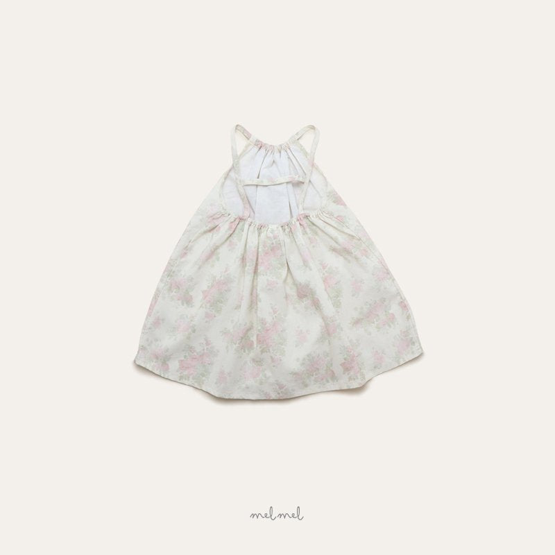 ［melmel］Summer linen one-piece