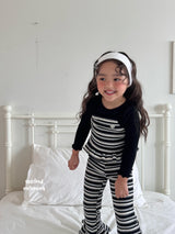 ［second moment］Peanut stripe frill pants