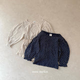 ［mimi market］Flower puff tops