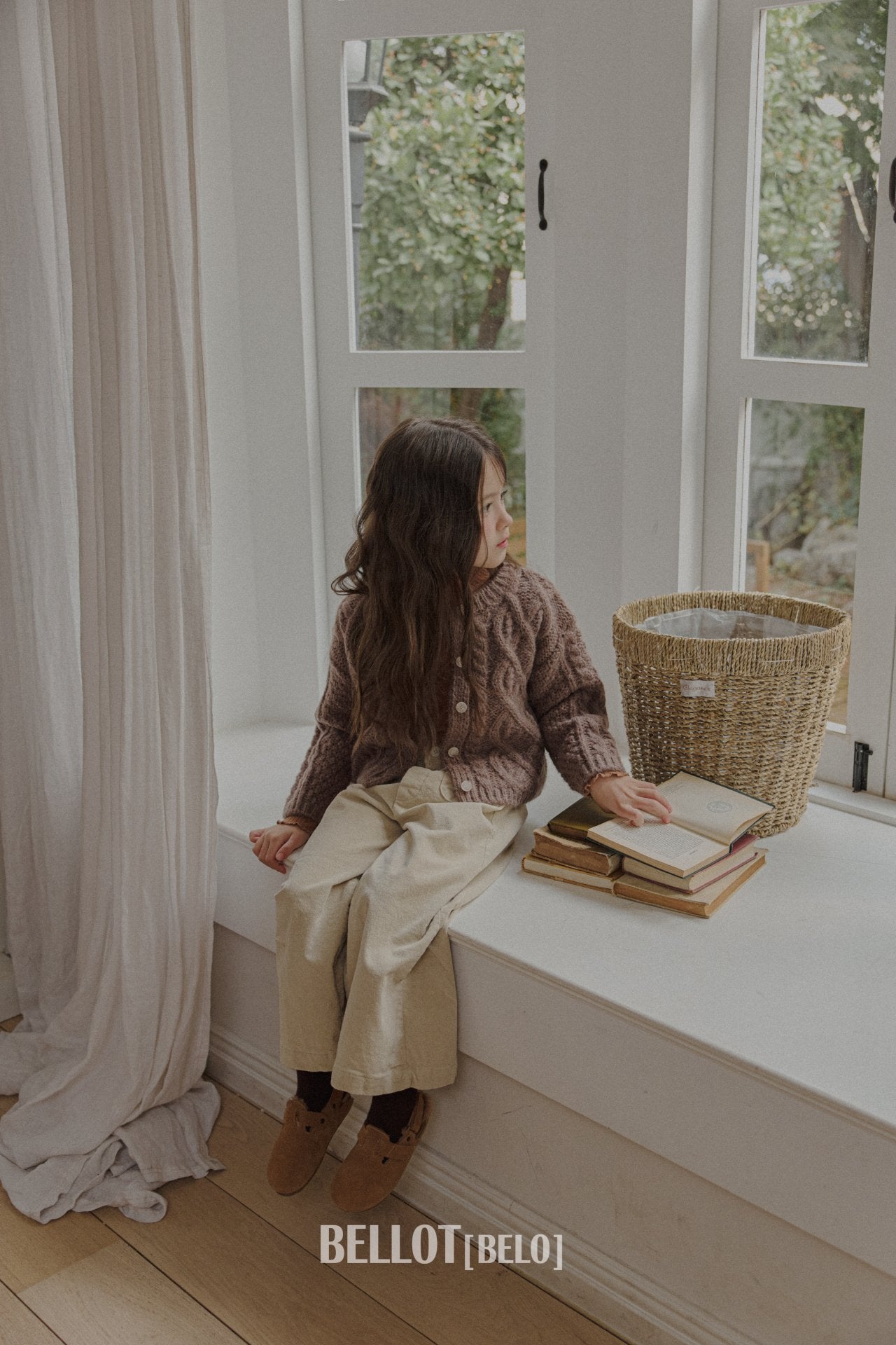 ［BELLOT］Alpha wool cardigan (kids)