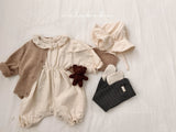 ［valubebe］Dot frill bebe suit (baby)