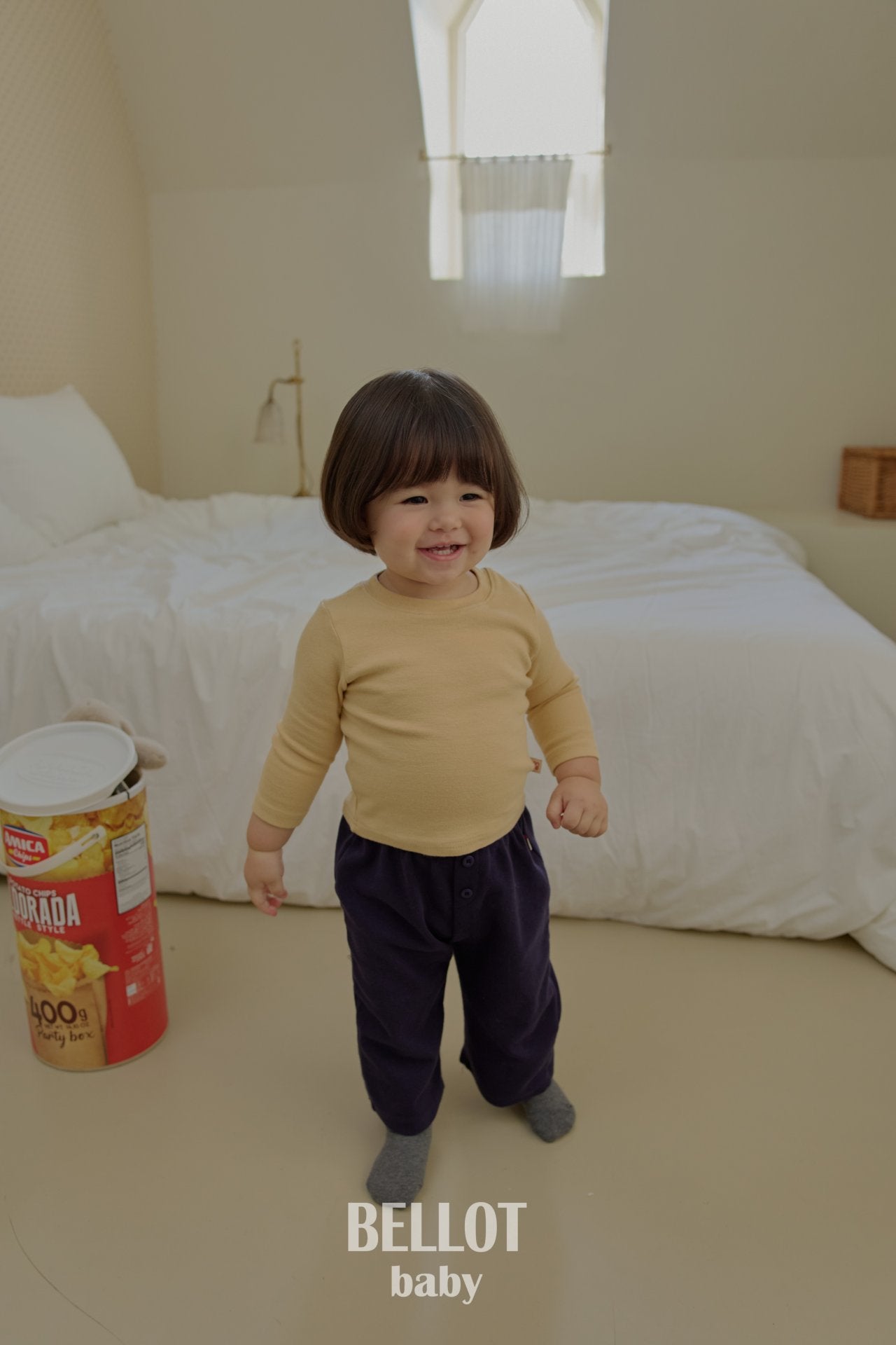 ［BELLOT］Luna button pants (baby)