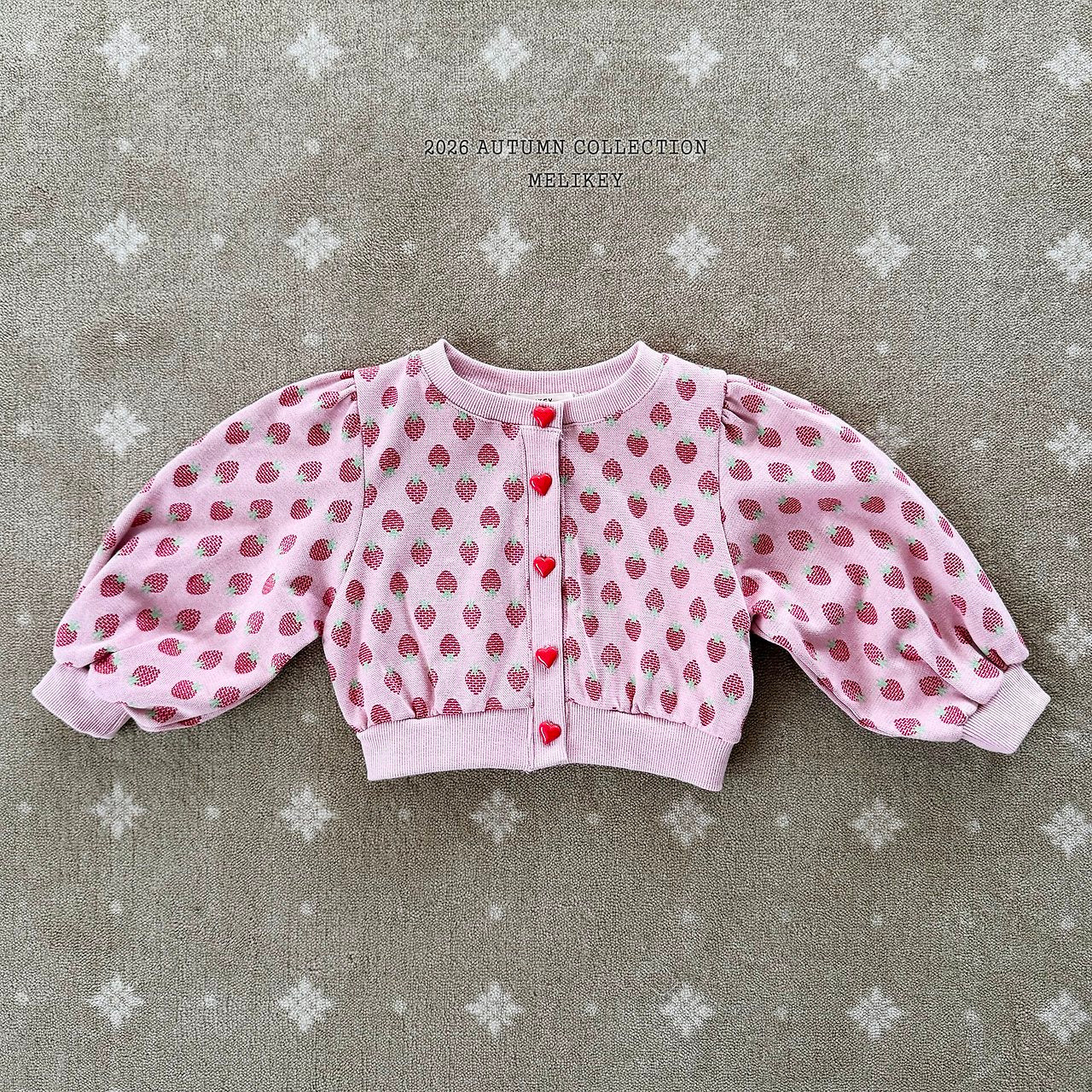［Melikey］Berry berry cardigan