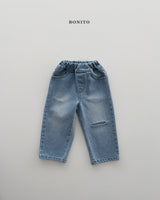 ［Bonito］Damage denim pants