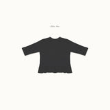 ［bebenine］Basic Ruffle Tee