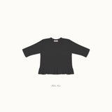 ［bebenine］Basic Ruffle Tee
