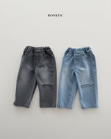 ［Bonito］Damage denim pants