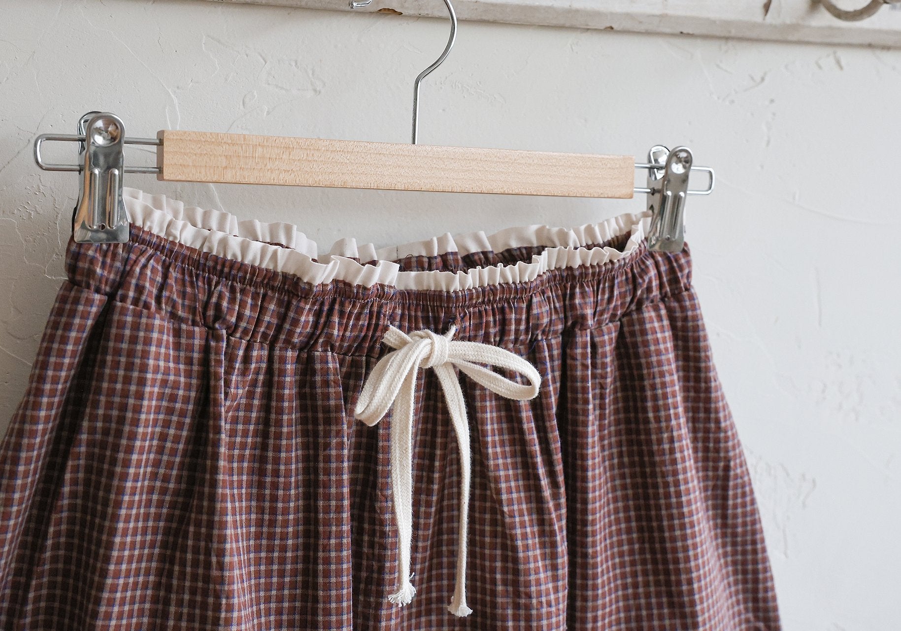 [FLO] Bella check skirt(adult)