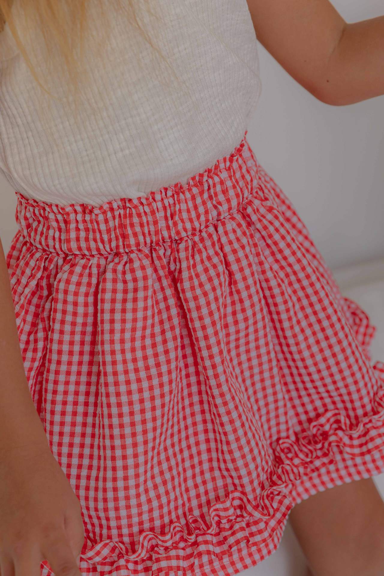 ［lenua］My check skirt