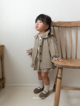 ［mimi market］Rona check sailor coat