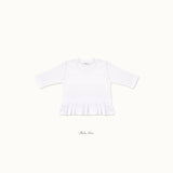 ［bebenine］Basic Ruffle Tee
