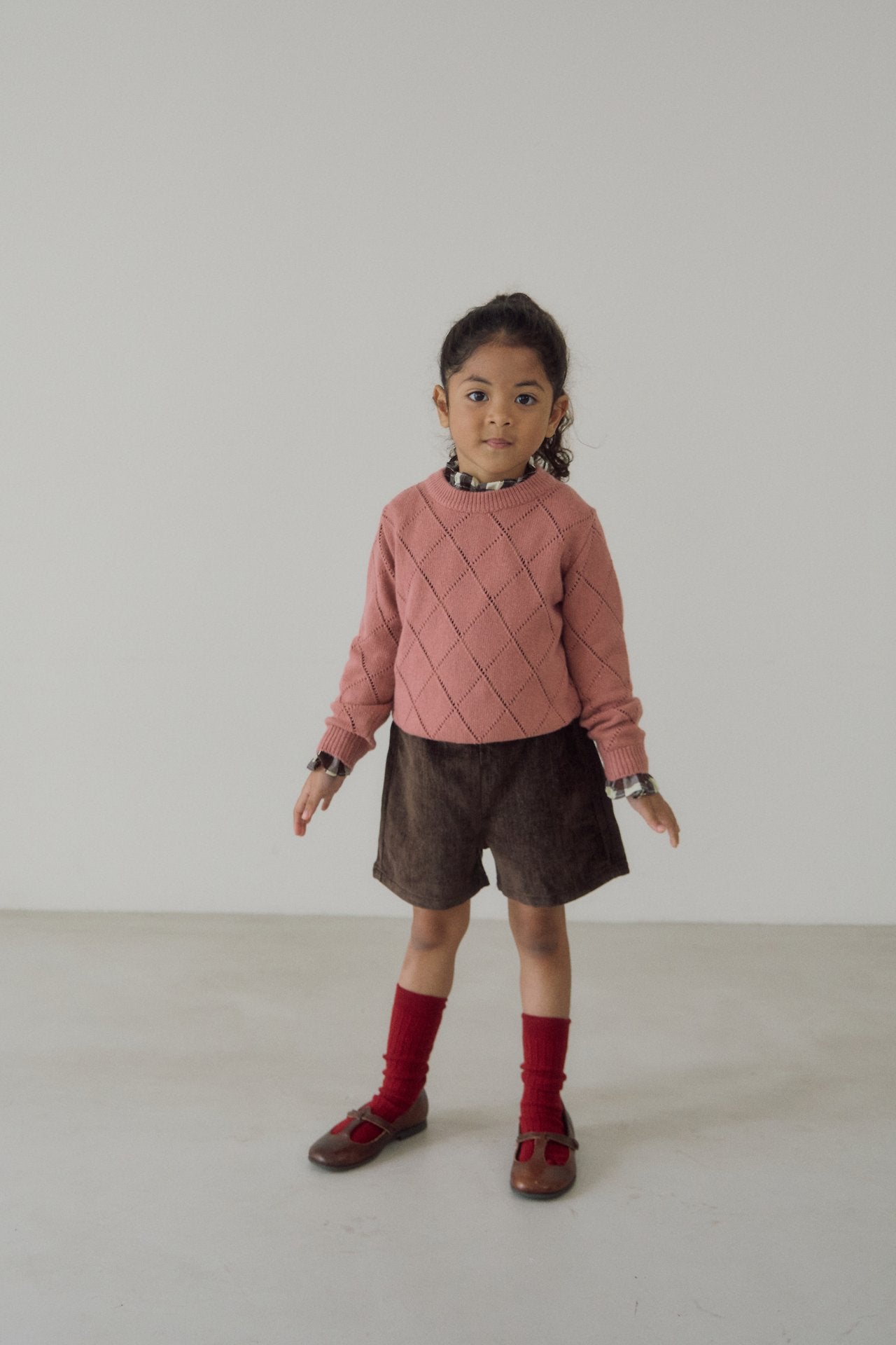 [soye] Perrian check blouse