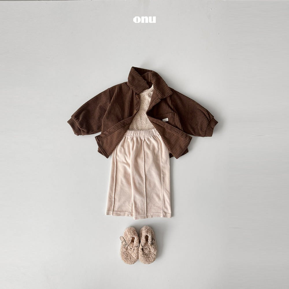 ［onu］Corduroy shirt
