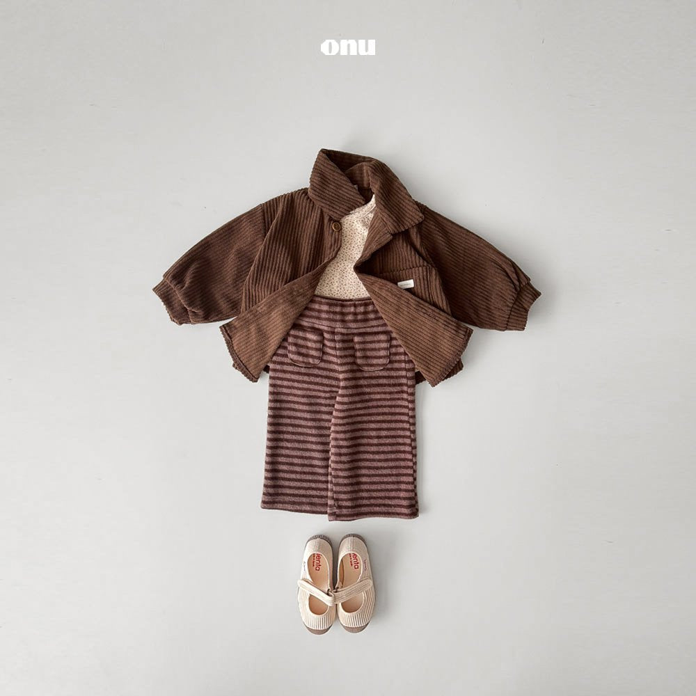 ［onu］Corduroy shirt