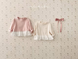 ［valubebe］Shirring cancan tee (baby)