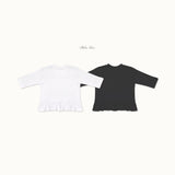 ［bebenine］Basic Ruffle Tee