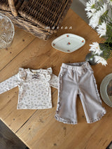 ［marron］Bunny flace lace pants