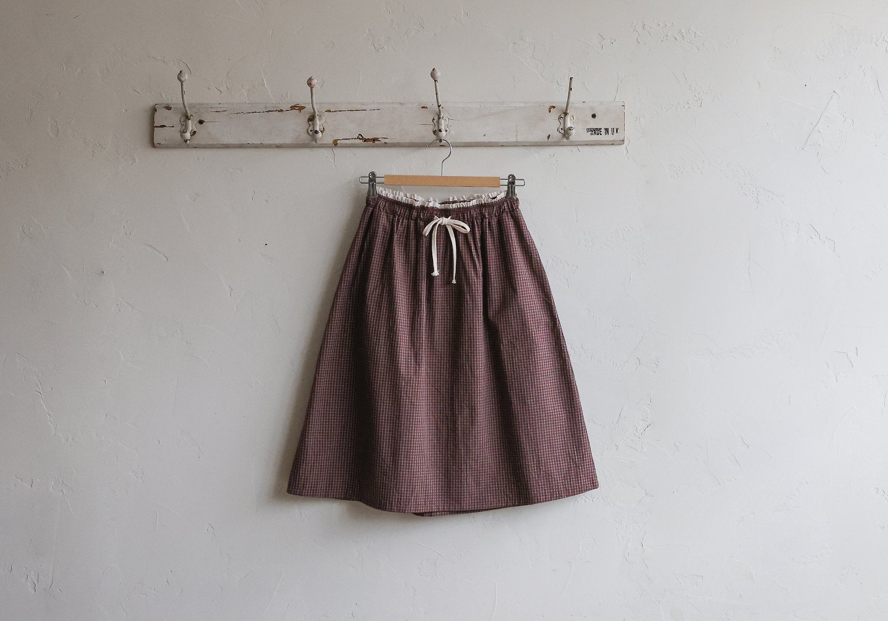 [FLO] Bella check skirt(adult)