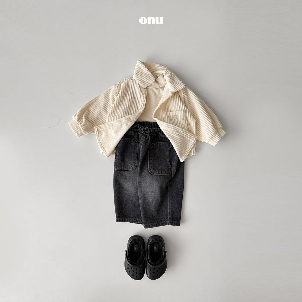 ［onu］Corduroy shirt