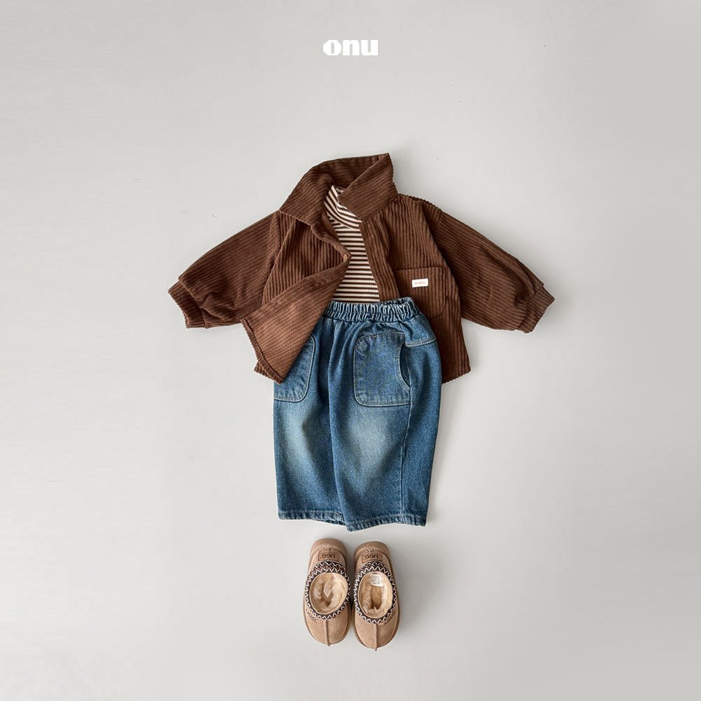 ［onu］Corduroy shirt