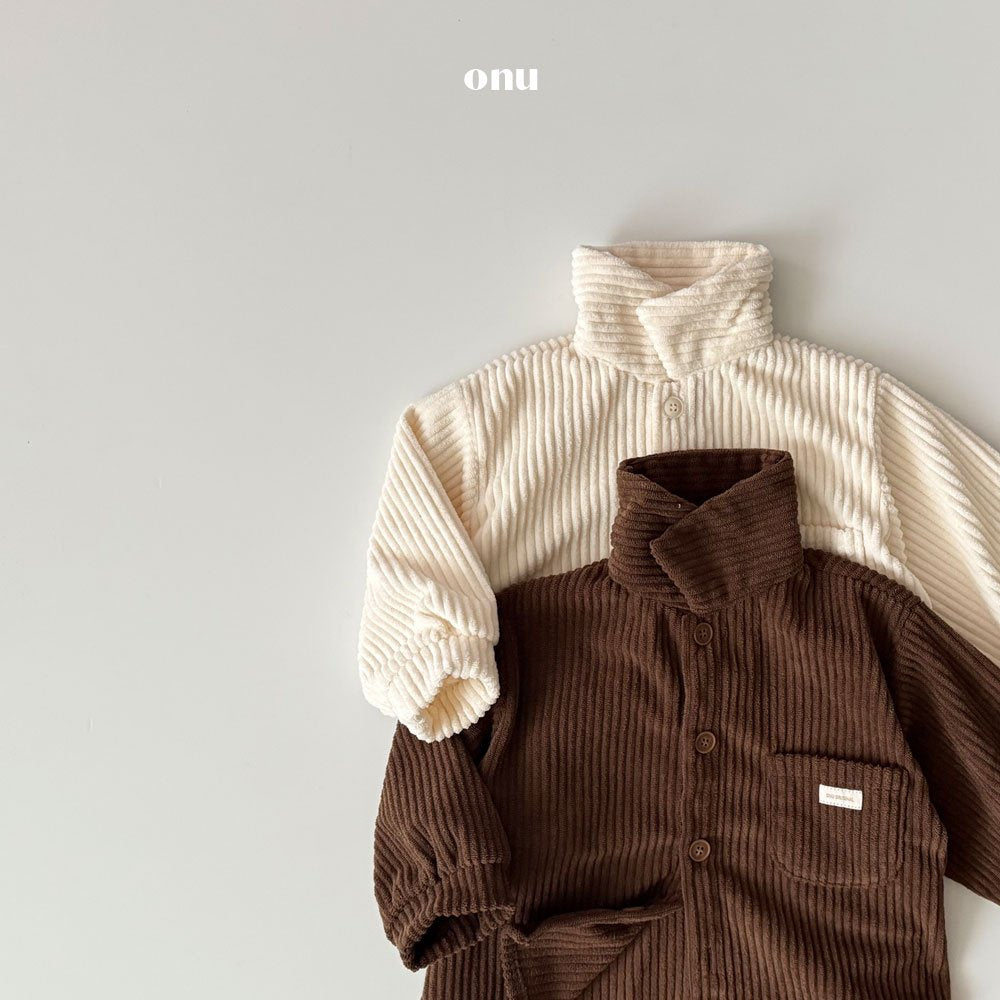 ［onu］Corduroy shirt