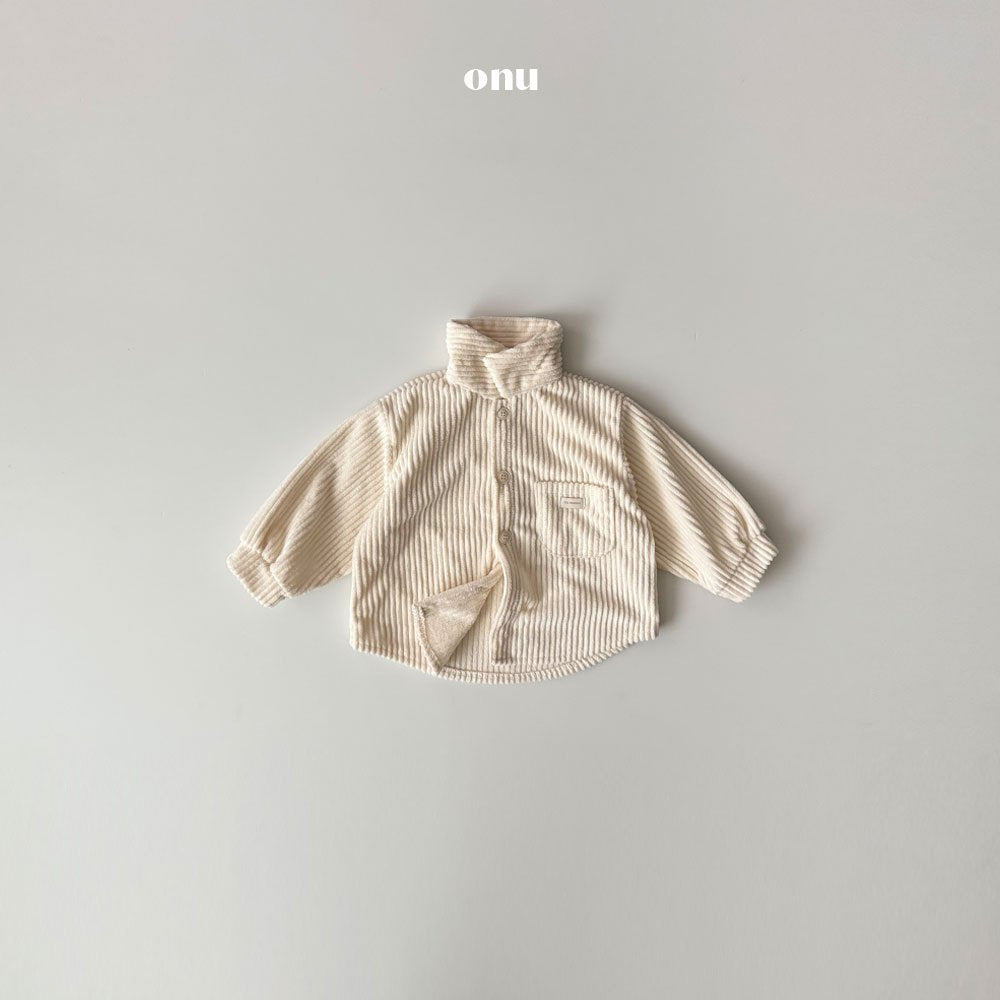 ［onu］Corduroy shirt