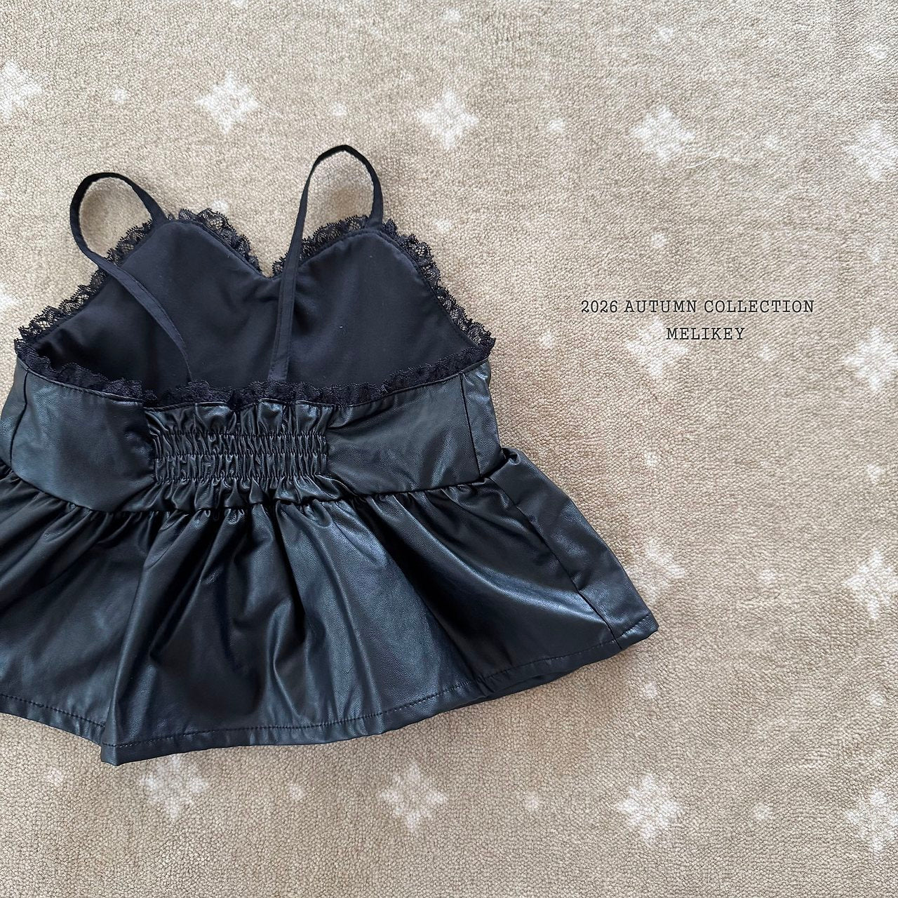 ［Melikey］Leather bustier