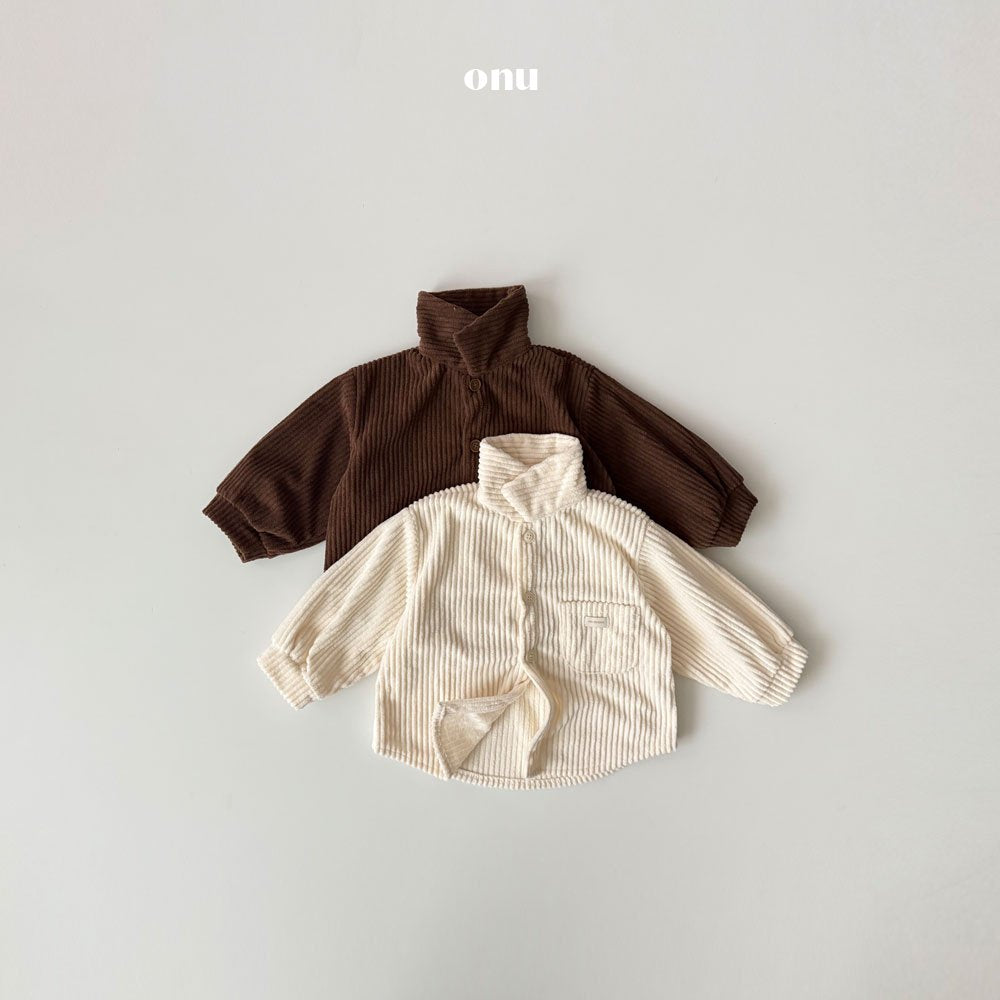 ［onu］Corduroy shirt