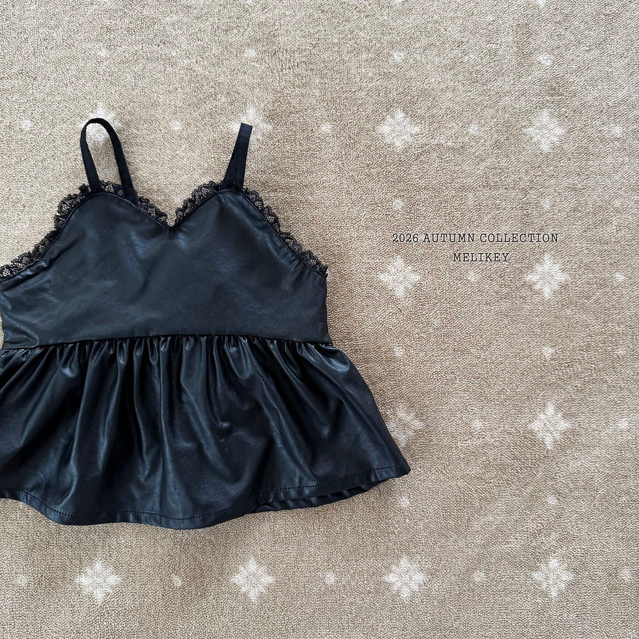 ［Melikey］Leather bustier