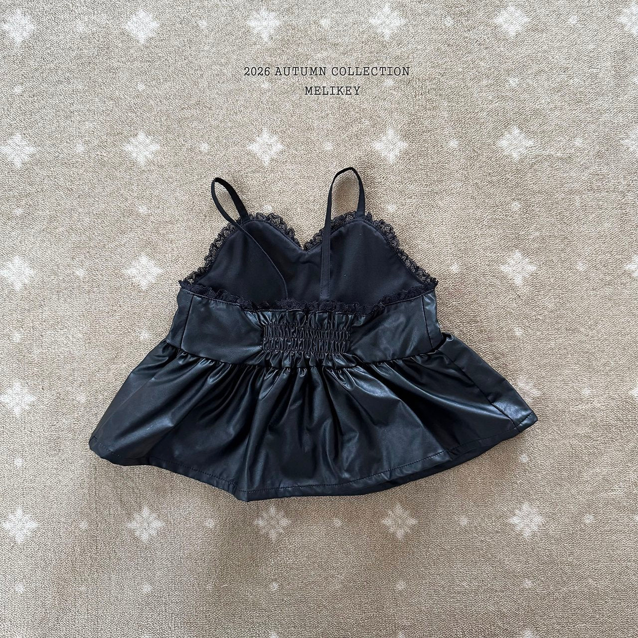 ［Melikey］Leather bustier