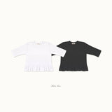 ［bebenine］Basic Ruffle Tee