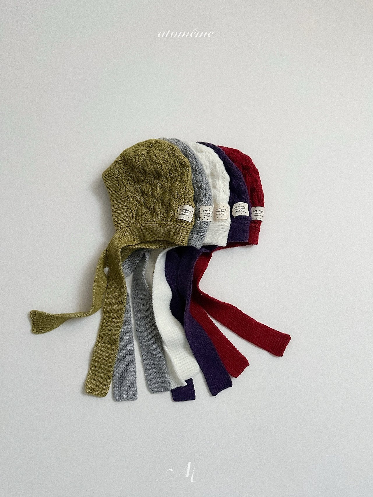 [atomeme] Knit Muffler Bonnet
