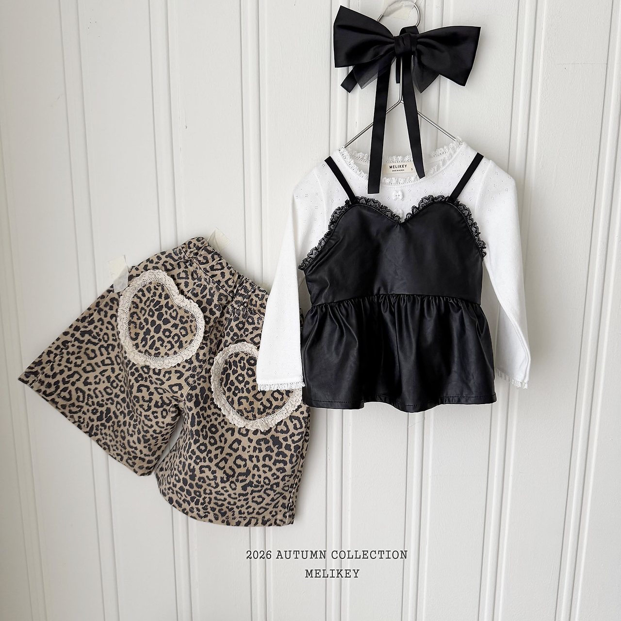［Melikey］Leather bustier