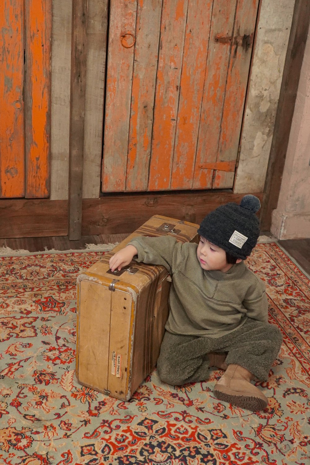 ［onu］Poodle jogger pants