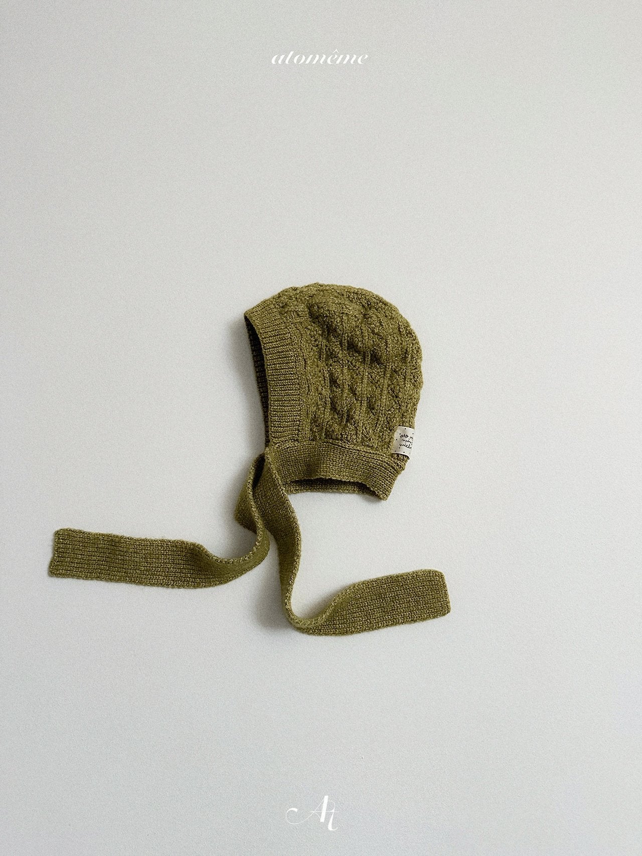 [atomeme] Knit Muffler Bonnet