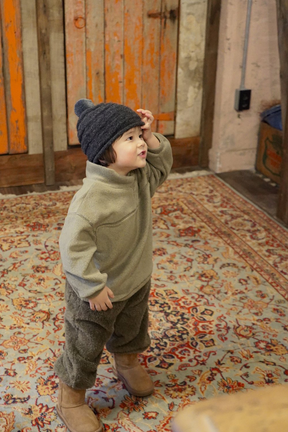 ［onu］Poodle jogger pants