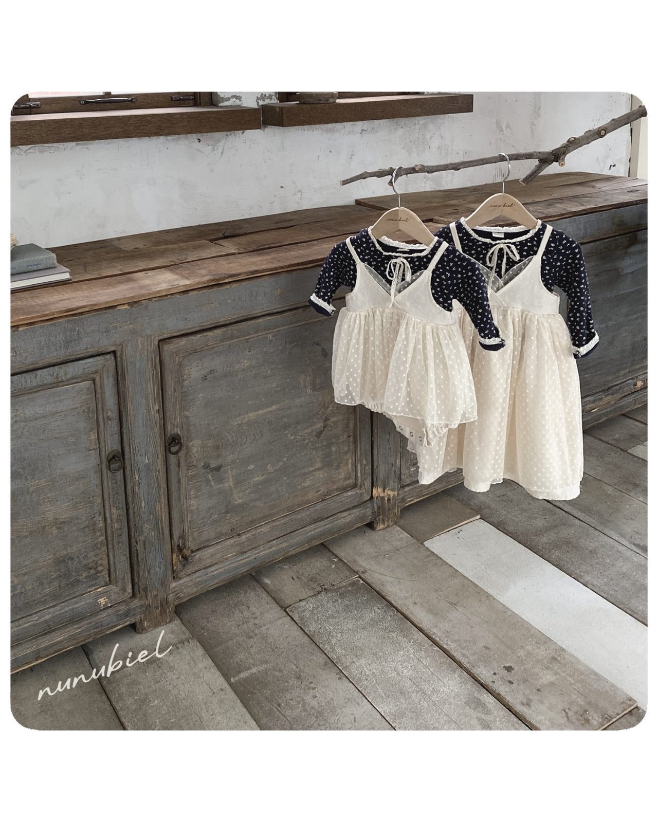 ［nunubiel］Coco dot one-piece (kids)