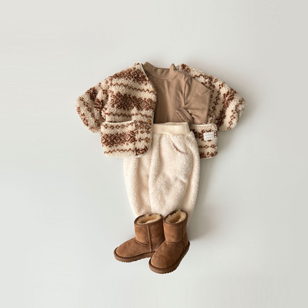 ［onu］Poodle jogger pants