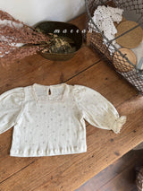 ［marron］Flower puff tops