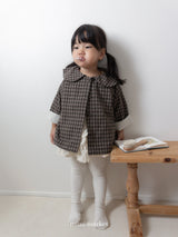 ［mimi market］Rona check sailor coat