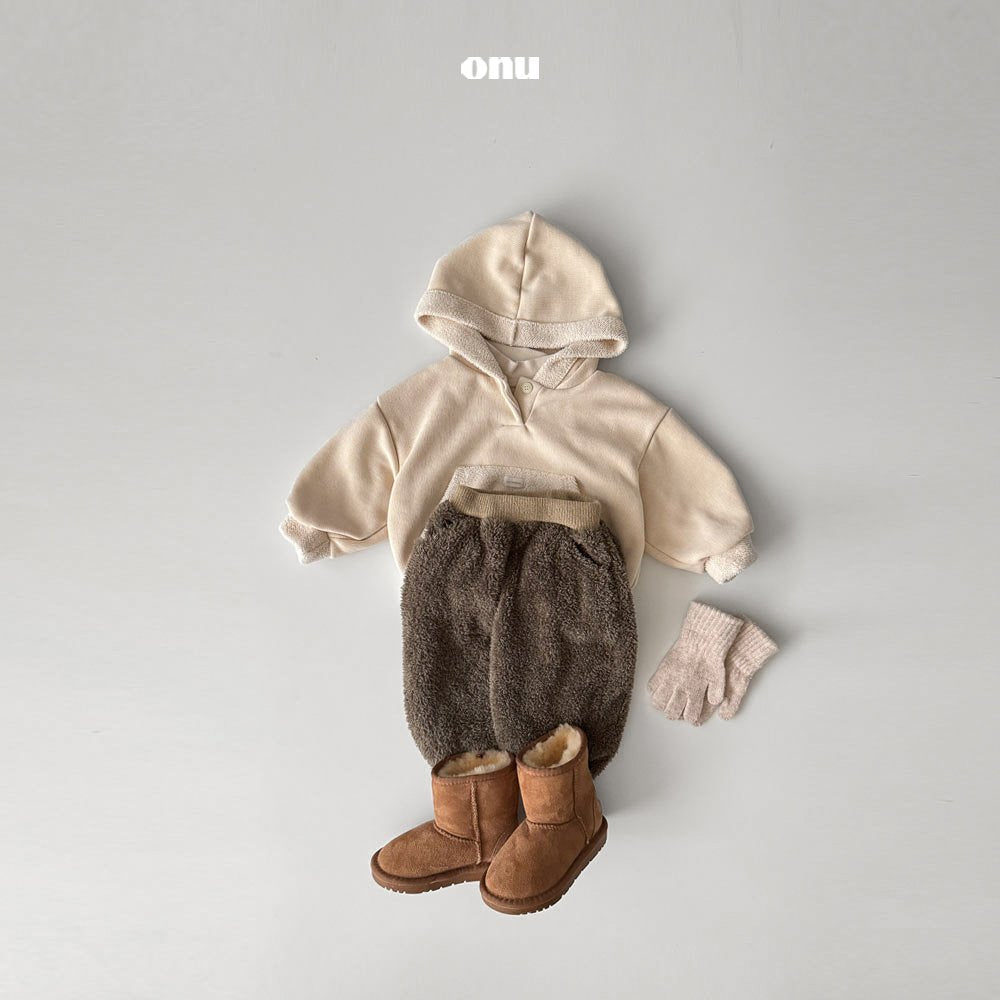 ［onu］Poodle jogger pants