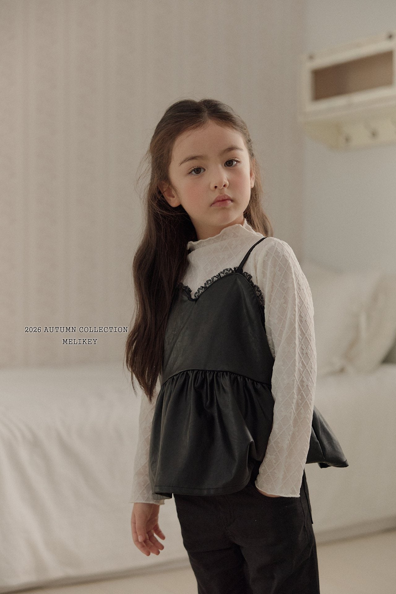 ［Melikey］Leather bustier