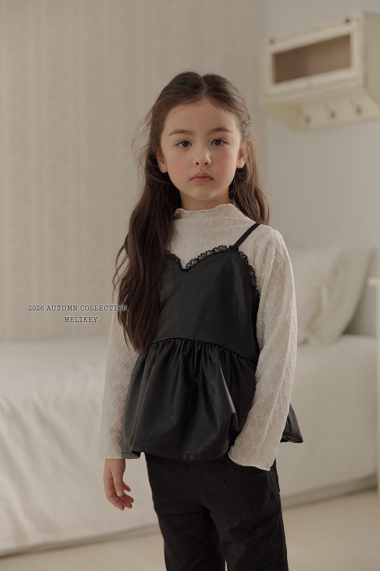 ［Melikey］Leather bustier