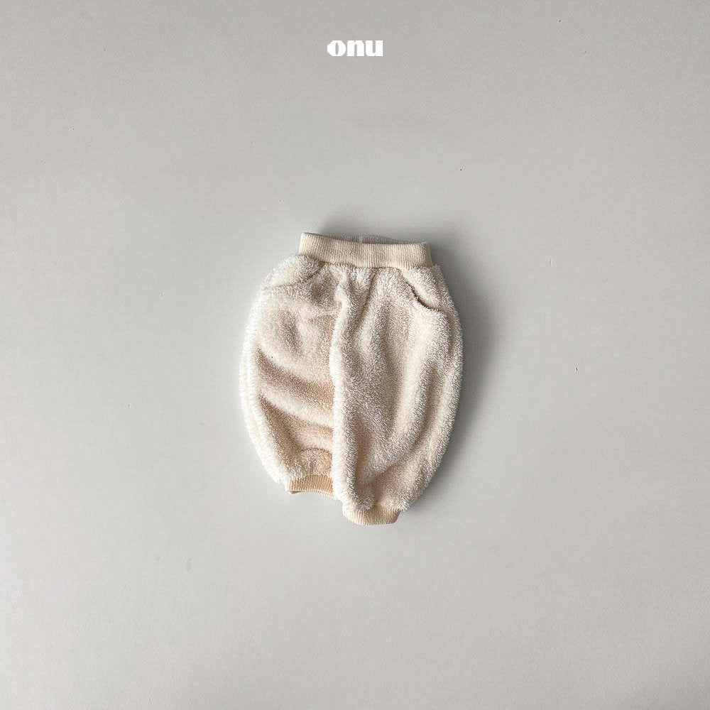 ［onu］Poodle jogger pants