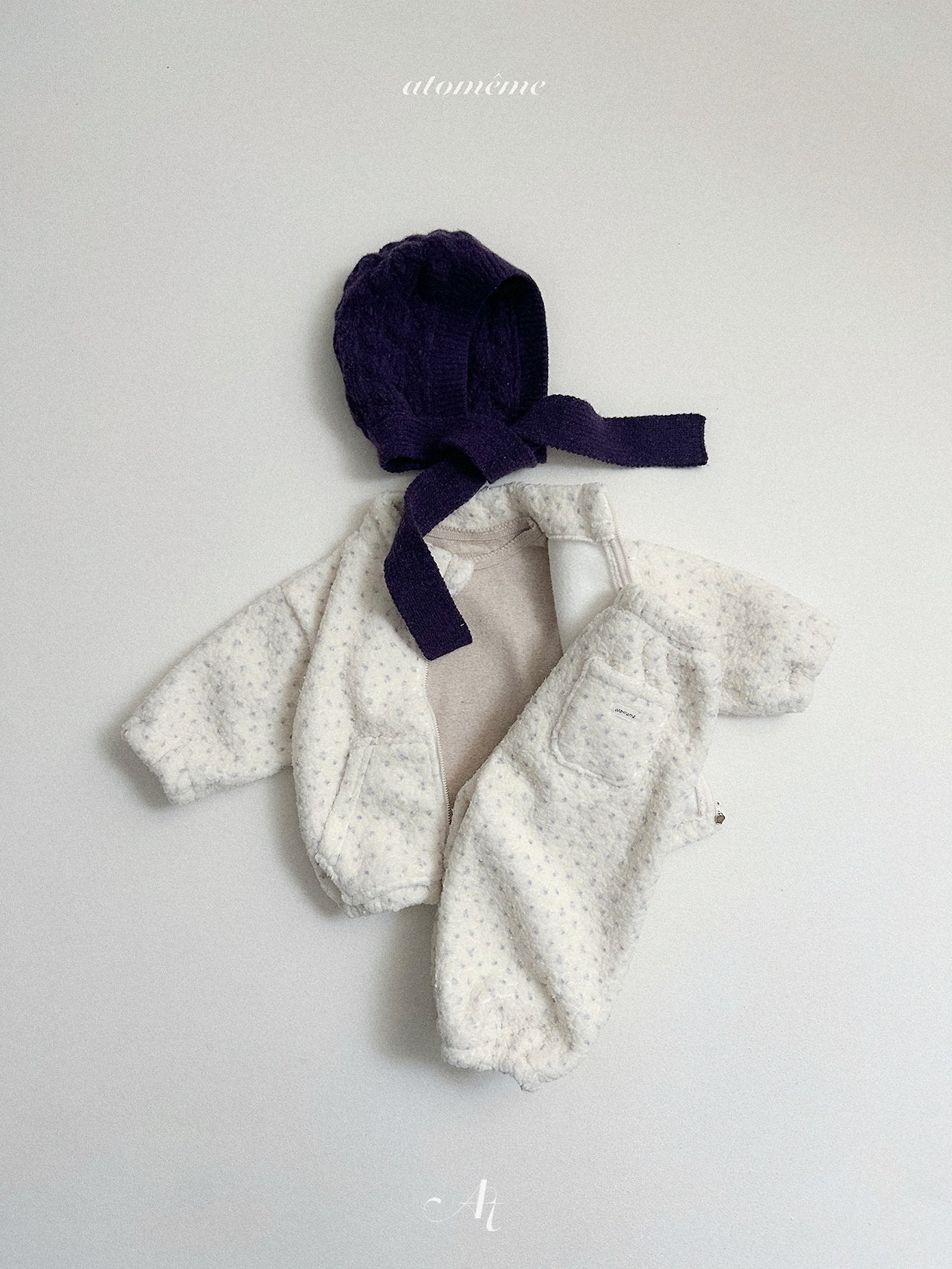 [atomeme] Knit Muffler Bonnet