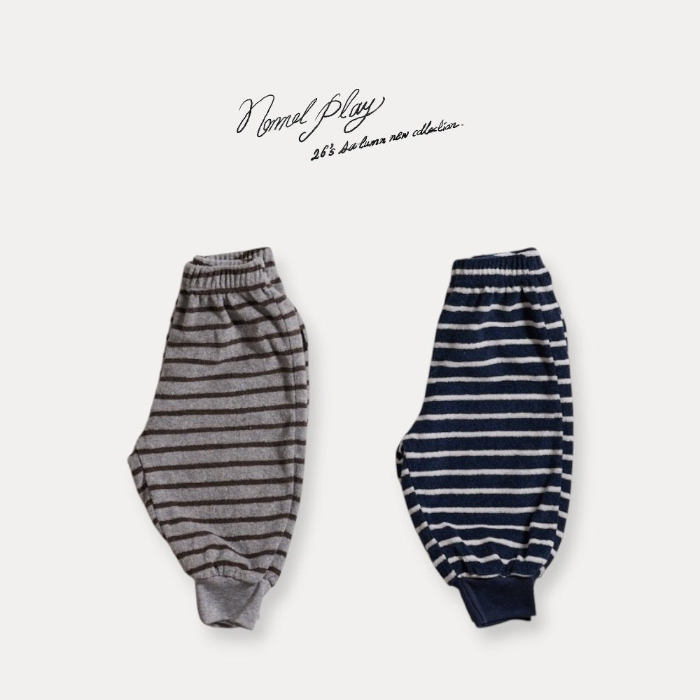 ［normalplay］Melody Stripe Jogger Pants