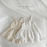 ［Melikey］Ballet frill camisole one-piece